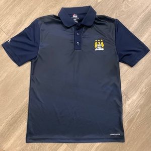 Mens Majestic Manchester City polo sized medium.
